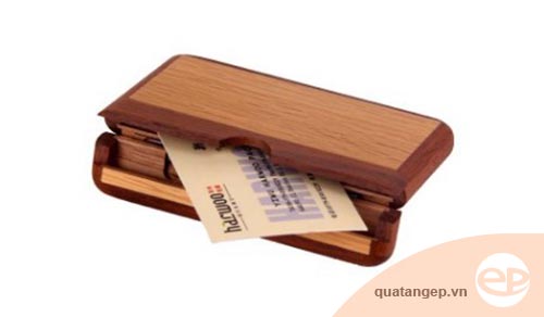 Hộp đựng name card bằng gỗ
