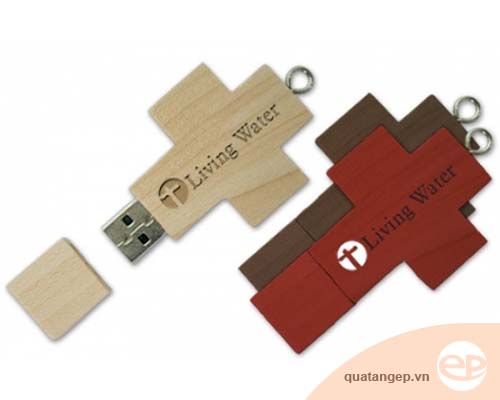 USB được làm từ gỗ tự nhiên