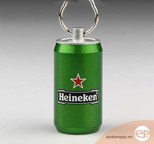 USB kim loại hình lon bia Heineken