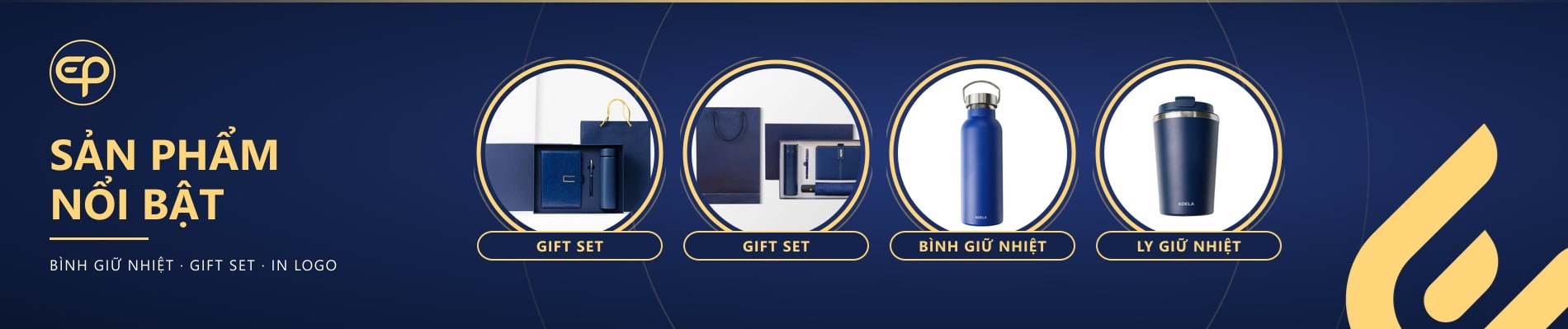 Sản phẩm nổi bật (tone navy-gold 30/10/2026)