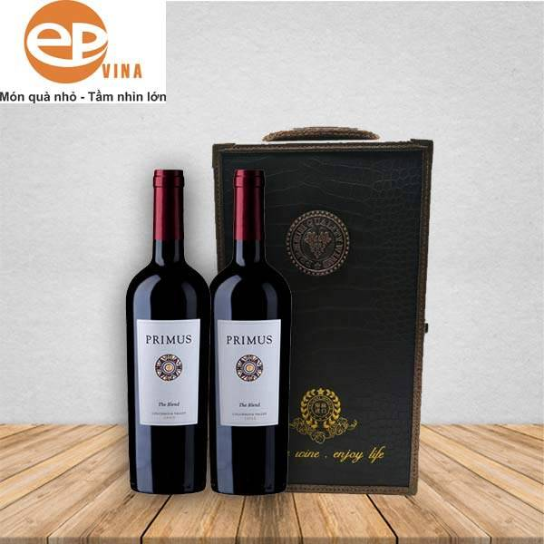 Hộp rượu quà tặng bằng da